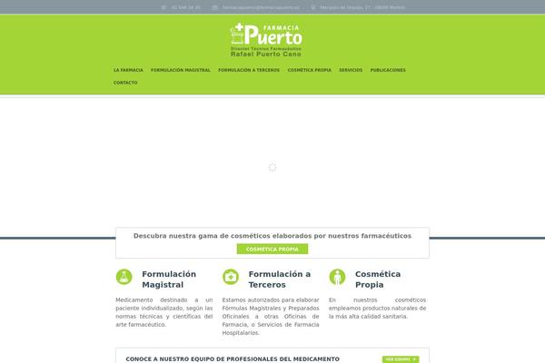 Medicate theme site design template sample