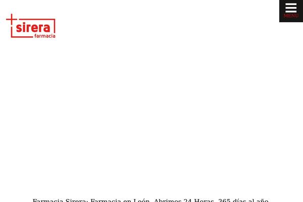 farmaciasirera.com site used Sirera