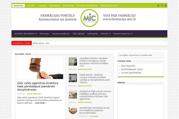 farmacija-mic.lv site used Mic