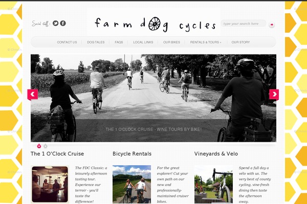 Simple’n’Bright theme site design template sample