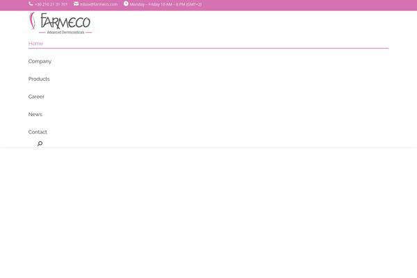 The7 theme site design template sample