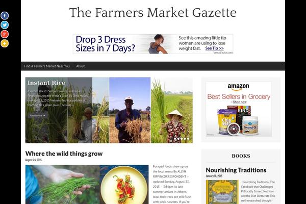 Magazine Premium theme site design template sample