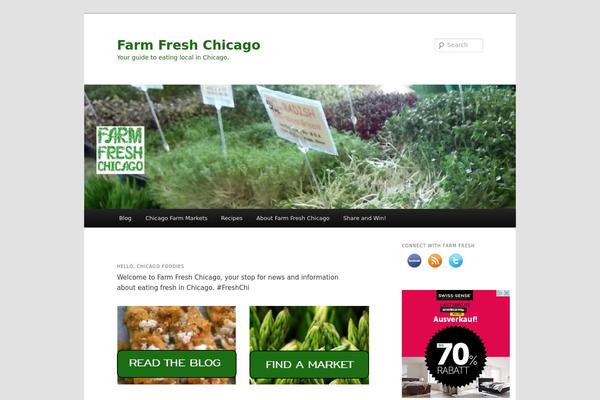 Twenty Eleven theme site design template sample