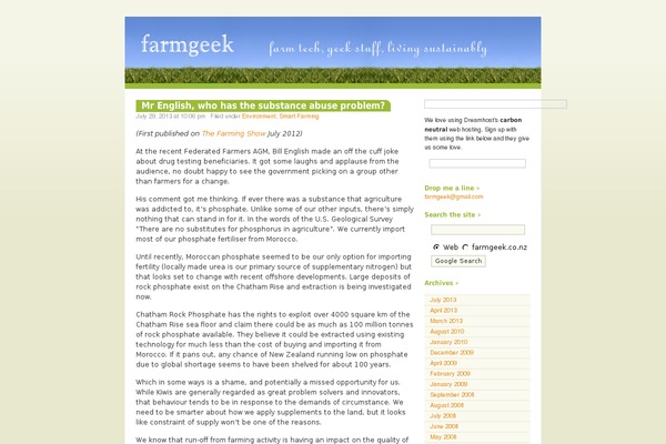 Almost Spring theme site design template sample