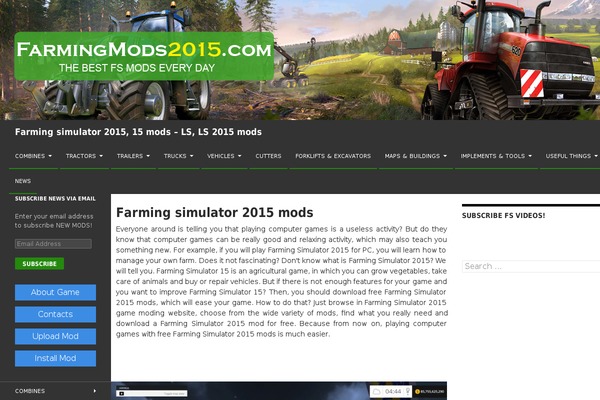 Site using JQuery Mega Menu Widget plugin