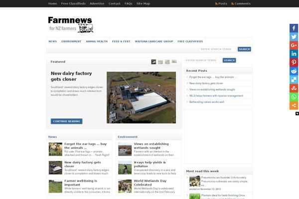 WP-Clear theme site design template sample