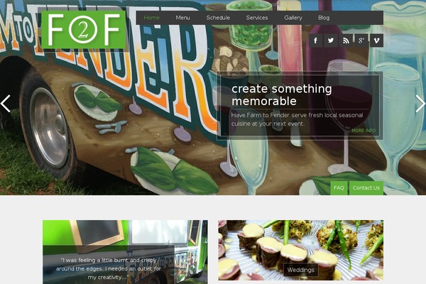 Forked theme site design template sample