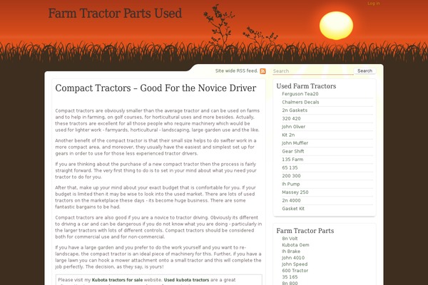 farmtractorpartsused.com site used Evening-sun