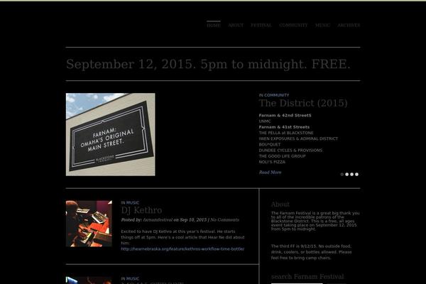 Pure theme site design template sample