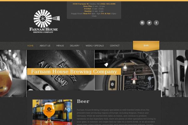 Bistro theme site design template sample