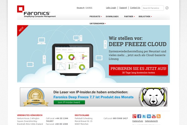 Site using Cookiecuttr plugin