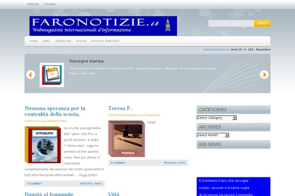 Marina theme site design template sample