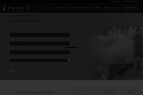 Blu theme site design template sample