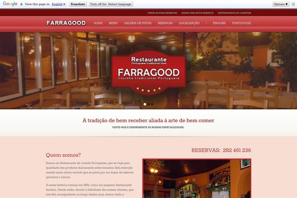 Gourmet theme site design template sample