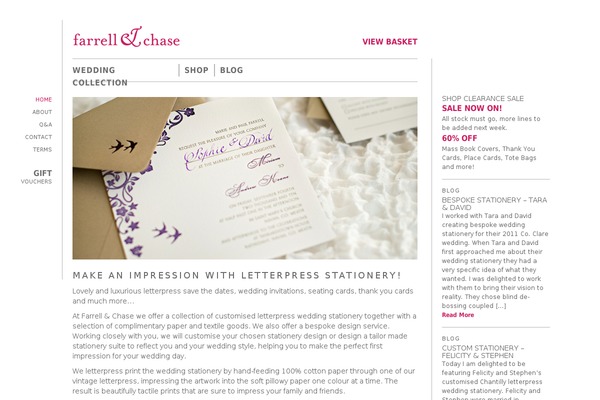 Default theme site design template sample