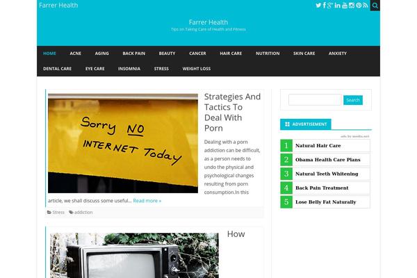 Anivia theme site design template sample