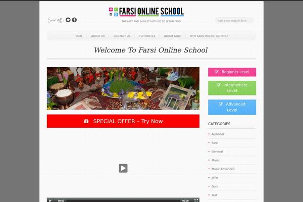 Simple’n’Bright theme site design template sample