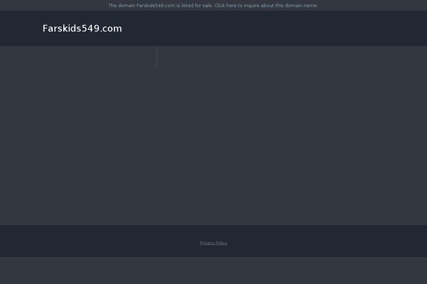 Farskids-v1 theme site design template sample