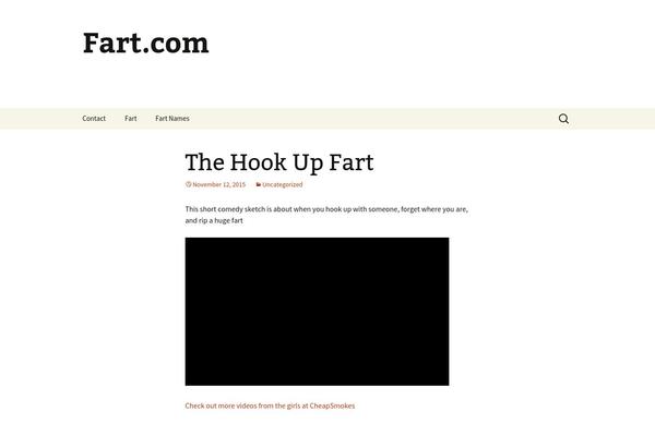 fart.com site used Twenty Thirteen