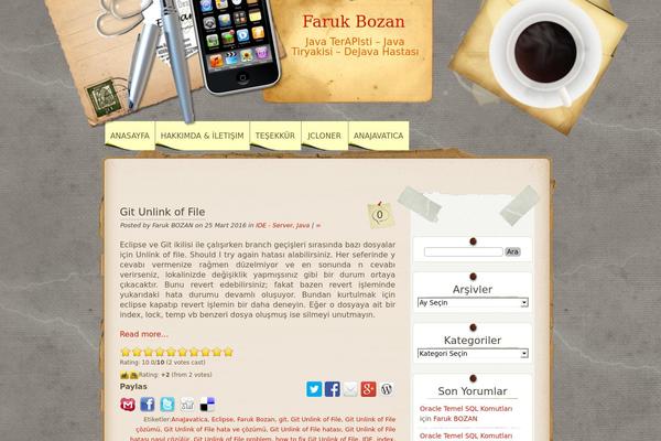 Desk Mess Mirrored theme site design template sample