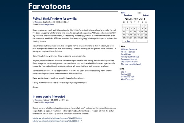 ComicPress theme site design template sample