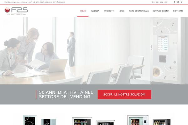 Fas theme site design template sample