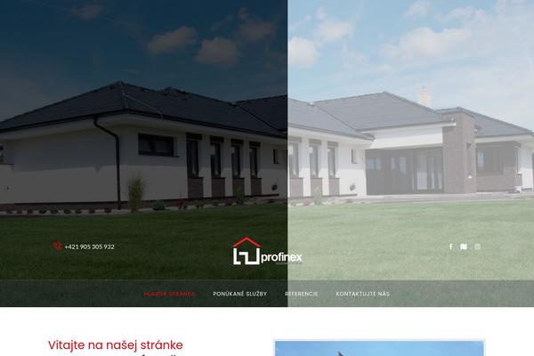Batiment theme site design template sample