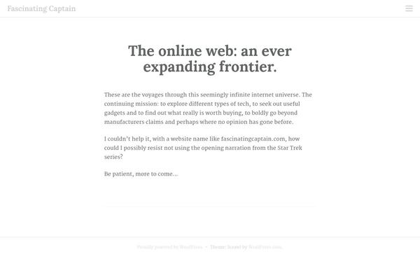 Scrawl theme site design template sample