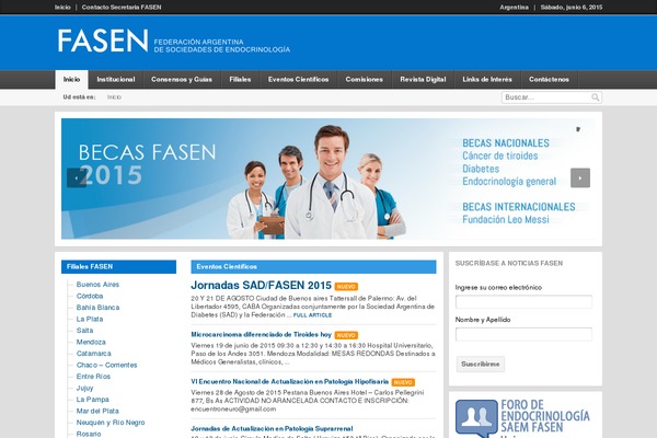 Local News theme site design template sample