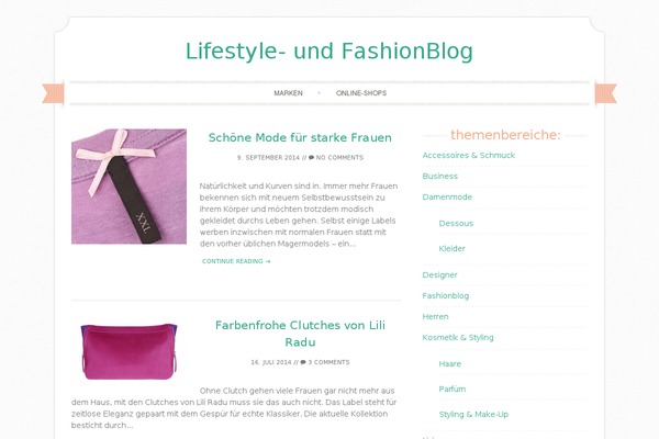 Magazine Style theme site design template sample