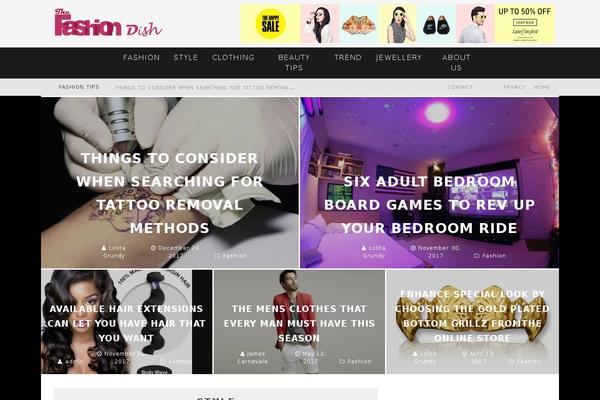 Valenti theme site design template sample