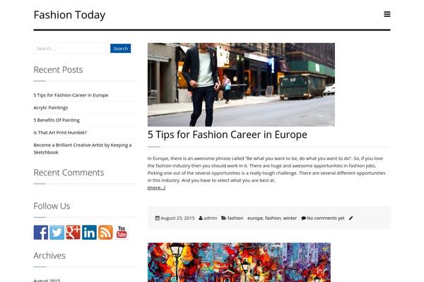 Mastro theme site design template sample