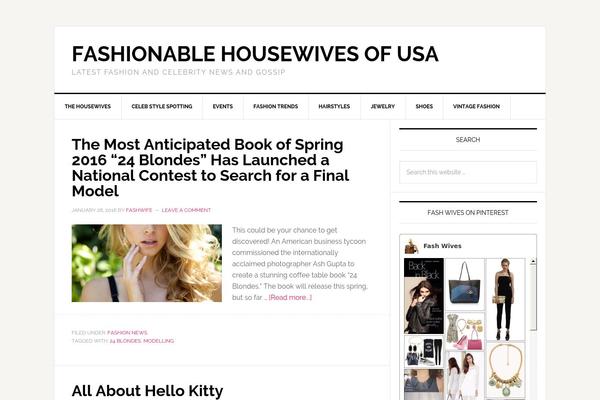 News Pro theme site design template sample