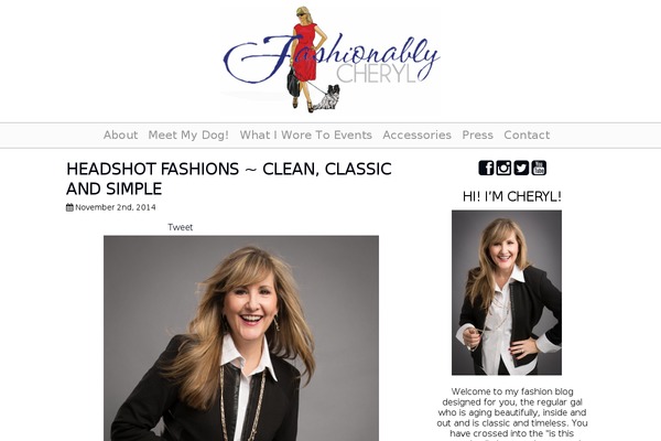 fashionablycheryl.com site used Cheryl