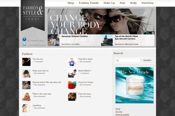 fashionandstyletoday.com site used Theme1269