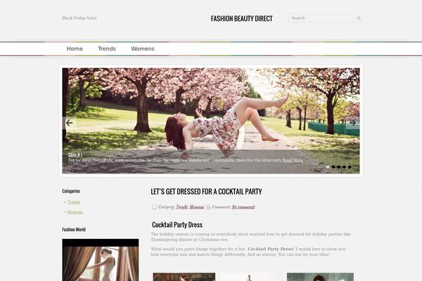 Fashionstyle theme site design template sample