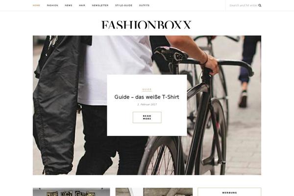 Gridbox theme site design template sample