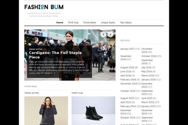 Originmag theme site design template sample