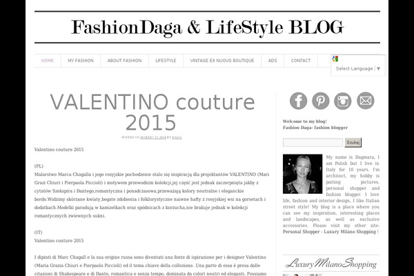 fashiondagalifestyle.com site used Romantic