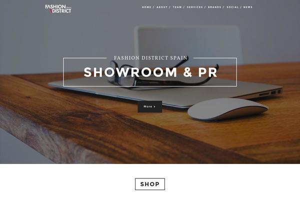 Haven theme site design template sample