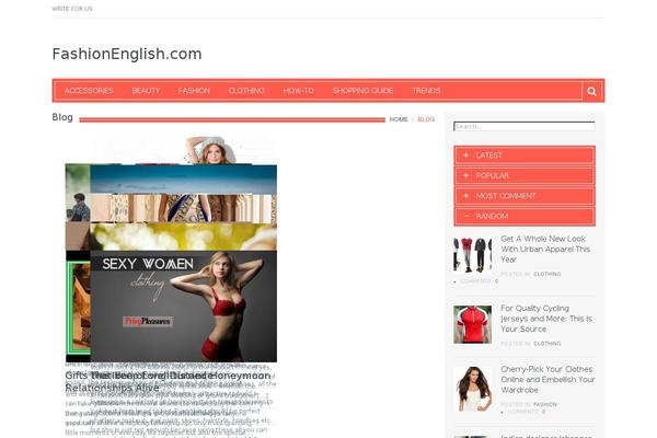 fashionenglish.com site used Resolution