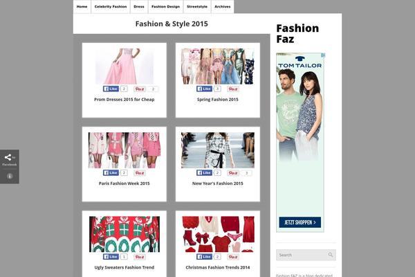 fashionfaz.com site used Showcaser