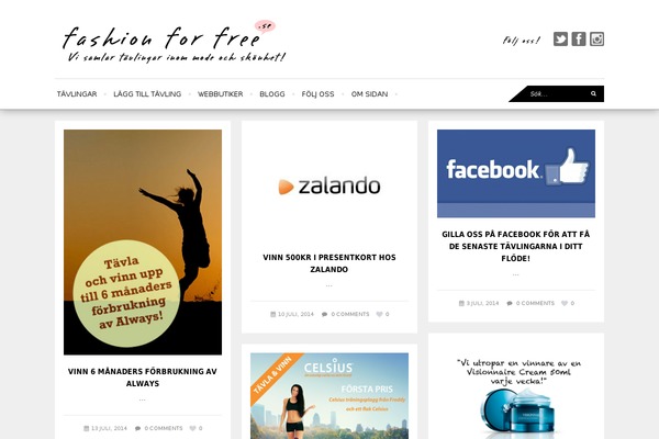 Wpex Fashionista theme site design template sample