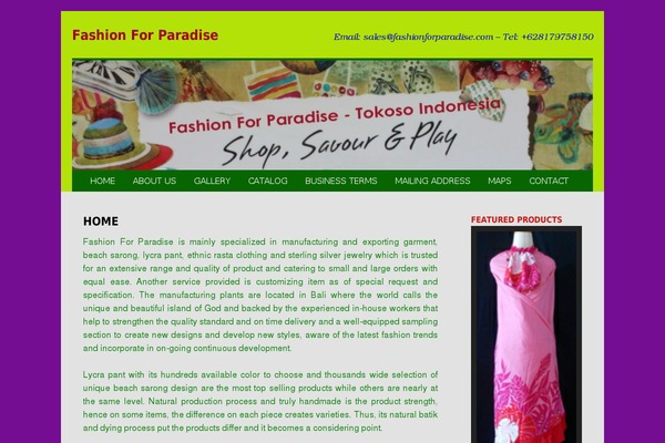 Twenty Ten theme site design template sample