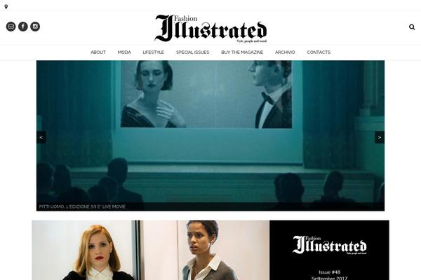Vogue theme site design template sample