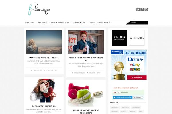 fashionique.nl site used OdierLite