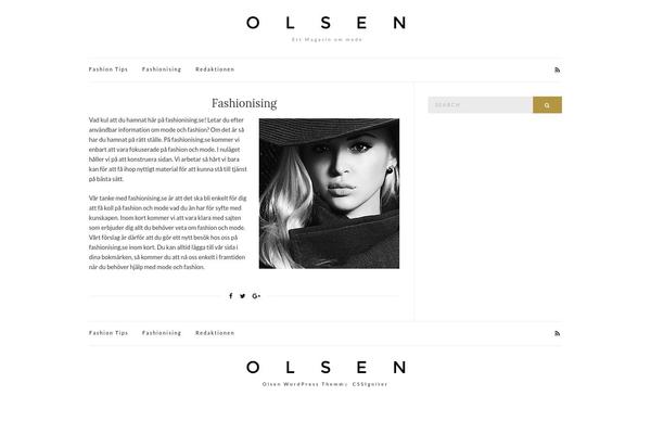Intergalactic theme site design template sample