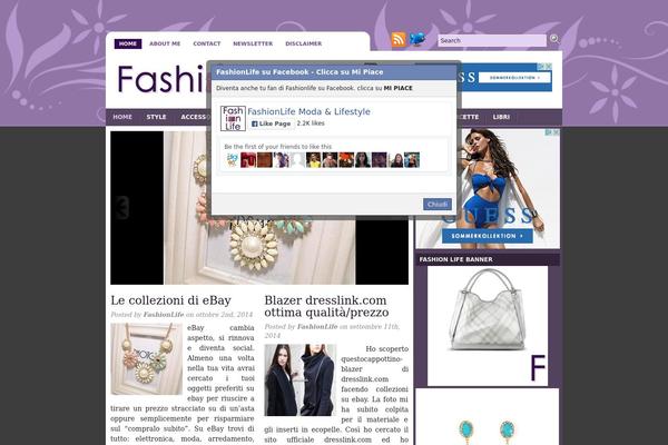 Gracia theme site design template sample