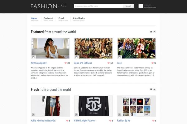 fashionlikes.com site used I Love It (ILoveIt)