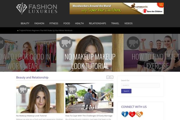 Truemag theme site design template sample